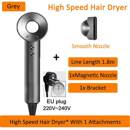 Professinal Negative Ion For Dyson Hair Dryer Hairdryer Leafless Constant Temperature High Speed Quick Dry Home Powerful Electri