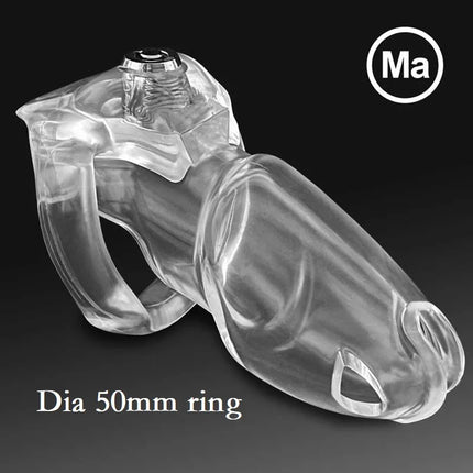 Penis Lock Chastity Device Set Small Long Male Padlock Penis Cock Cage Click & Lock Bondage Belt Cock Ring Slave Restrained Man