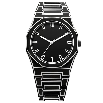 Fashionable new men's wristwatch dopamine women's watch plastic men's quartz watch couple watch