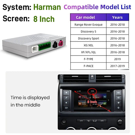Android Auto Wireless Carplay For Land Rover/Jaguar/Range Rover/Evoque/Discovery 2012-2018 Multimedia Navigation Car Player