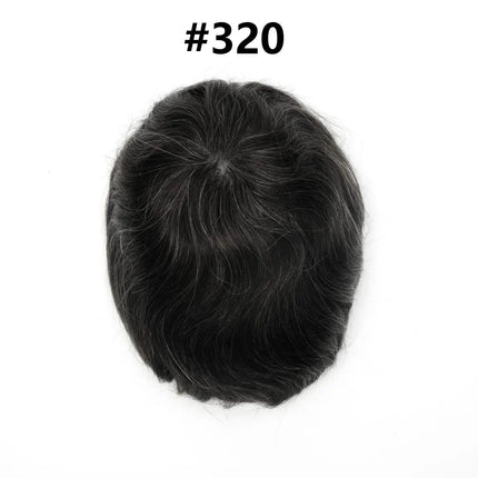 Os21 0.03-0.04mm NG Clearance Thin Skin Toupee Capillary Prothesis Hair Piece For Men Hair Replacement System V Loop Men Toupee