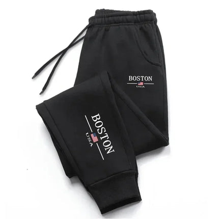 2026 Spring Summer Fashion Print Men's Sweatpants Versatile Soft Sports Casual Trousers Drawstring Hot Sales Jogging
