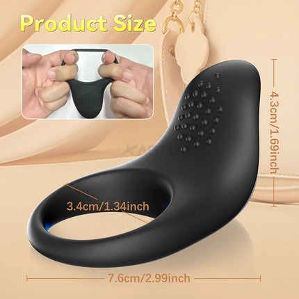 APP Control Vibrator Cock Ring for Men Delay Ejaculation Penis Ring Lock Penisring Cockring Adult Male Sex Toys for Men