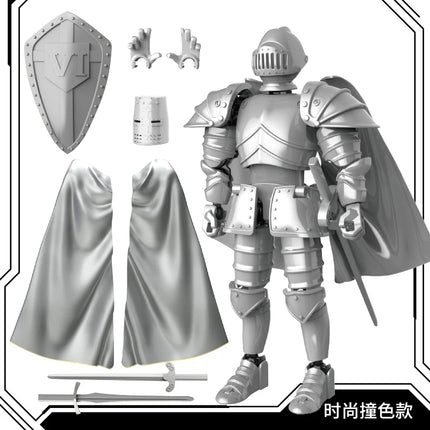 Knight Action Figures Paladin 13 Jointed Movable Shapeshift Robot 3D Printed Mannequin Character Assembl Toys Gift