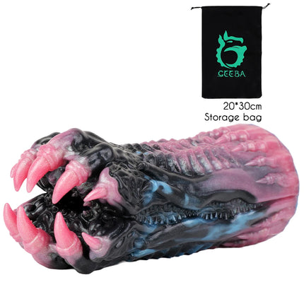 GEEBA Silicone Sex Foot Toys Fantasy Male Masturbator Unique Alien Stroker Adult Sex Toy Aritificial Vagina Pocket Pussy Stroker
