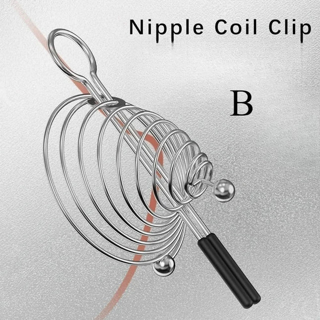 Multiple Styles of Nipple Clamps for Men and Women Metal Spring Adult SM Toys Couples' Foreplay Adult Products Nipple Massage18+