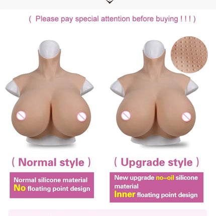Dokier Realistic Silicone Crossdressing Huge Fake Breast Forms Boobs for Crossdressers Drag Queen Shemale Crossdress Prothesis