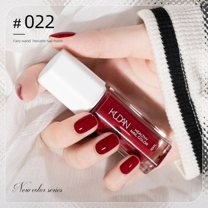 Colorful Water-Base Nail Polish 40 Colors Air Dry Peel Off Nail Art for Manicure DIY Long Lasting Nail Supplies Painting Varnish
