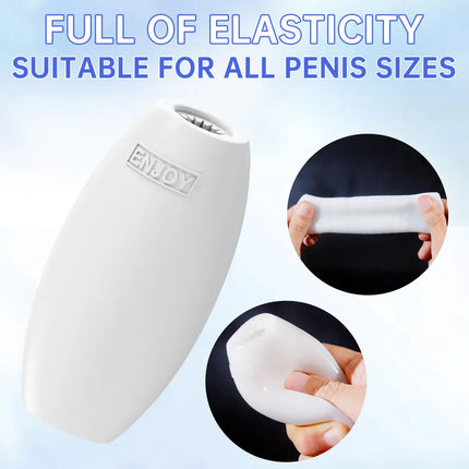 Male Masturbation Cup Realistic Textured Sleeve Sex Toy for Men Enhanced Pleasure Adult Toy