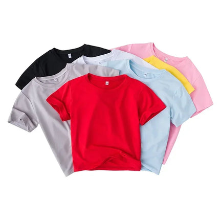 Hot Sale The Amazing Digital Circus Print Kids T-shirt Girls Clothes Baby Boys Black Short Sleeve Cotton T Shirt Children Tops