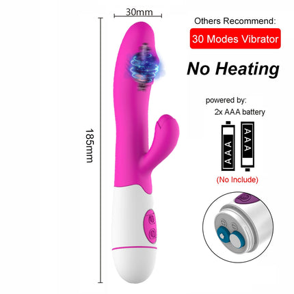 Normal/ Heated Dildos Rabbit Vibrators For Women Clitoris Nipple Stimulator Vaginal Anal Plug Sex Toys Female Masturbator Erotic
