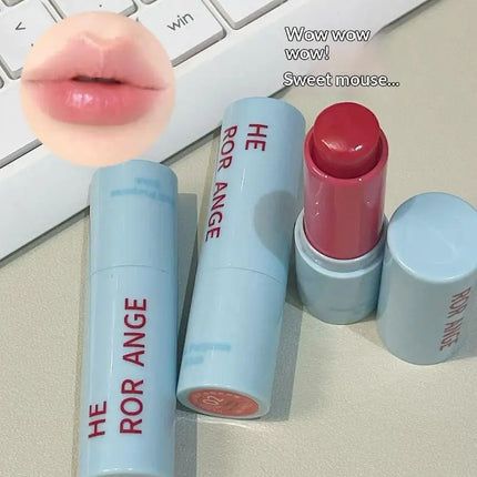 1Pc HERORANGE Blush Lipstick Multi Purpose Stick Hydrating Highlighting Brightening Korean Style Makeup Cosmetic