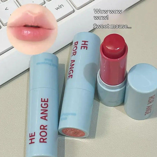 1Pc HERORANGE Blush Lipstick Multi Purpose Stick Hydrating Highlighting Brightening Korean Style Makeup Cosmetic
