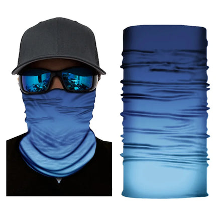 Gradient Magic Seamless Cycling Bandanas Men Balaclava Bycycle Fishing Mask Protection Half Face Shield Bicycle Bandage