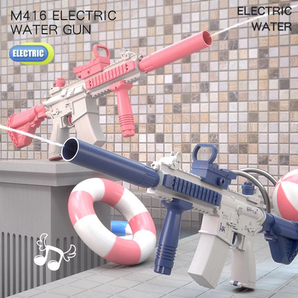 M416 Large Capacity Electric Water Gun Fully Automatic Shooting Toy Summer Water Gun Battle Beach Outdoor Entertainment ChildToy