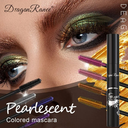 Colorful Waterproof Mascara Blue Purple Pearl Mascara Dense Eye Makeup Bronze Fine Diamond Silver Mascara Cream Cosmetics Makeup