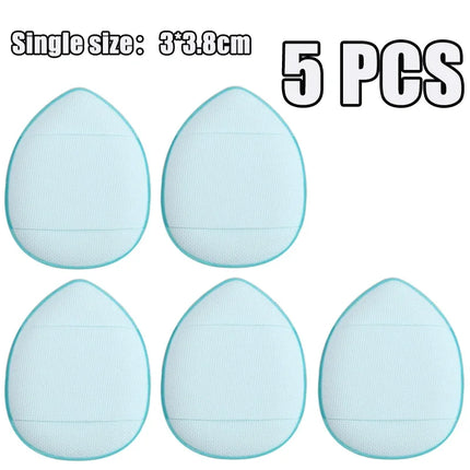 150pcs Mini Finger Puff Foundation Small Air Cushion Powder Sponge Face Concealer BB CC Cream Cosmetic Applicator Makeup Tools