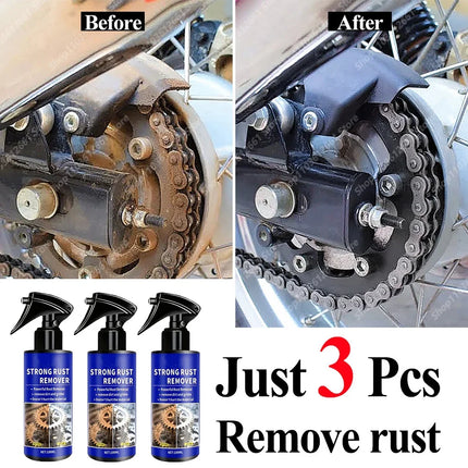 Clean Metal Iron Prowder Quickly Auto Exhaust Pipe Rust Derusting Spray Stain Removal Agent