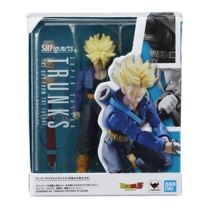 HBandai Genuine Dragon Ball SHF Mini Gashapon 5cm Set Goku/Vegeta/Trunks Anime Figures Desktop  Collectible Toys Boy Gifts