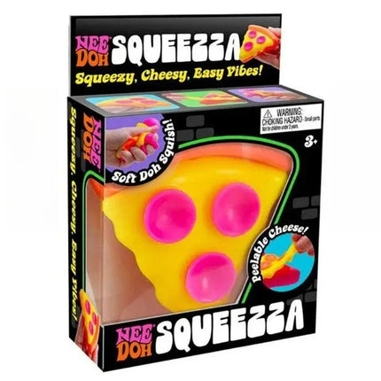 2026 Nee doh Pizza Sensory Fidget Cube Stress Relief Squishy Cube Anti-Anxiety Squeeze Object For Focus Adhd Population