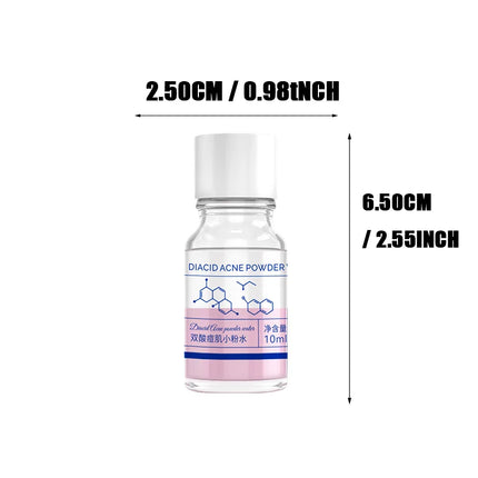 10ml pink salicylic acid concentrated acne essence - containing salicylic acid, lactose acid, calamine, double acid dual care, s