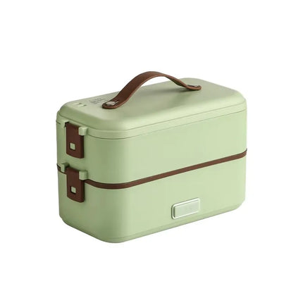 Hot Selling Stainless Steel Portable Electric Heating Lunch Box With Auto Warming Function for Office Travel and Camping Use