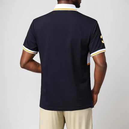 New men's polo shirt Europe America Royal leisure advanced pure cotton high-end embroidery luxury refined top original design