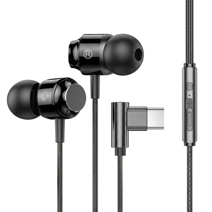 For Samsung 90° Jack Wired Gaming Headset HiFi Surround Sound With Mic Type C 3.5mm Music Headphones For Galaxy S25 24 iPhone 17