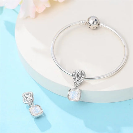 Original 925 Sterling Silver Charms Beads Cute Mushroom Unicorn Love Wings Pearl Charm for Bracelet Pendant Woman Girl Jewelry