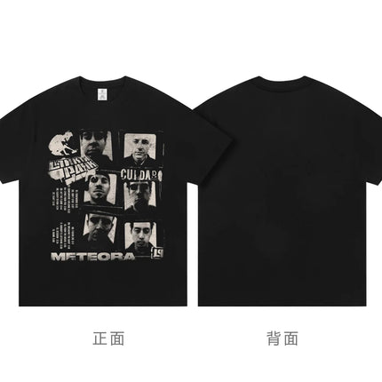 Linkin Park From Zero New Album Tour Peripheral Rock T-shirt Short Sleeve Clothing Fashion Casual Men's Women's Top Tee