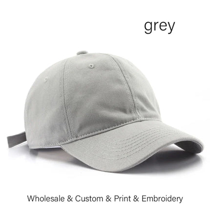 SLECKTON Custom Baseball Cap Fashion DIY Letter Embroidery Hats for Women and Men Cotton Design LOGO Wholesale Unisex Caps