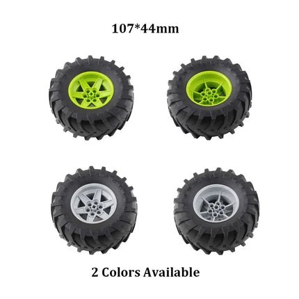 4WD RC Car Chassis Electric Drive Climbing Car Off-Road Technical with Suspension Shocks 8CH APP Remote Control MOC PF 8882 8878