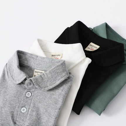 Wholesale of children's polo shirts for summer 2025, short sleeved T-shirts for children's clothing, boys' tops, baby t-shirts,