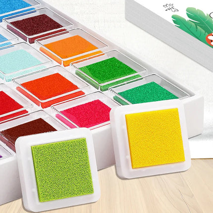 Children's Finger Print Ink Game Kindergarten DIY Graffiti Toys Kids Creative Drawing Early Education Educational Toys For Girls