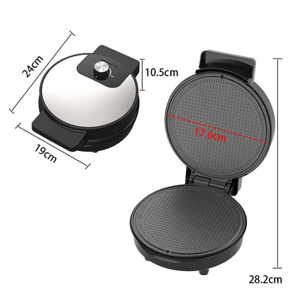 220V Household DIY Ice Cream Cone Machine, Breakfast Crisp Reel Machine 1000W Electric Cake Pan Pancake Machine