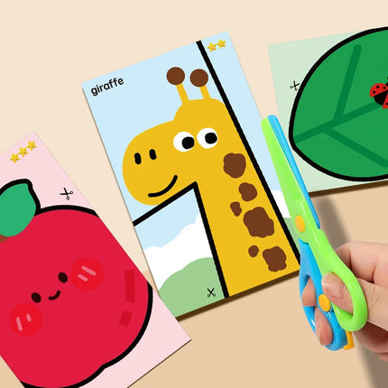 Children's Handmade Paper Cuttings Children's Interesting Origami Set Parent-Child Interaction Puzzle Early Education Toys