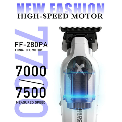 BRDCLIP Professional Hair Clippers Rechargeable Hair Trimmer Charging Base Haircut Machine DLC Blade Clippers For man BRD-FA1C