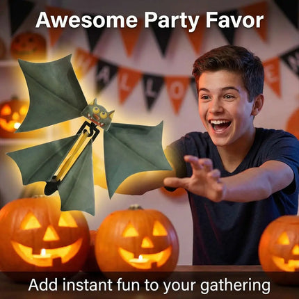 6/12PCS Flying Bat Hand Transform Magic Bat Flying Butterfly Magic Props Funny Surprise Prank Toy Gift for Kids Adults Party