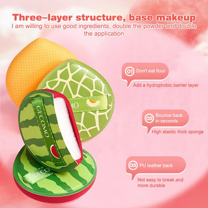 Thicken Cotton Candy Cosmetic Puff Super Soft Sponge Air Cushion Powder Puffs Foundation Concealer Dry And Wet Makeup Beauty