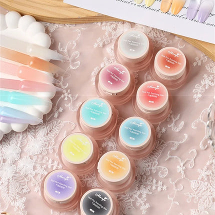 5ml Nail Art Cushion Gradient Painting Gel Black Ombre Patting Gel Polish UV/LED Blush Blooming Aura Manicure Nail Polish Tools