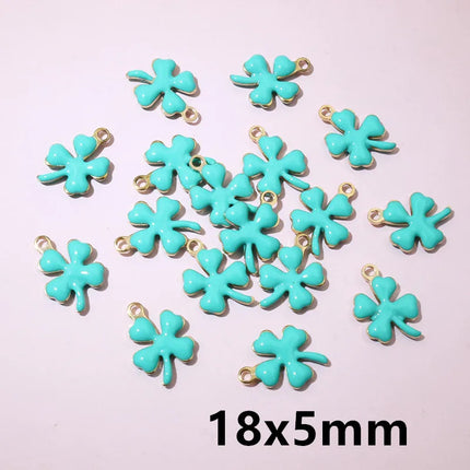 20pcs 18x5mm Stainless Steel Fish Enamel Charms Pendant Stainless Steel DIY Jewelry Making Accessories Findings