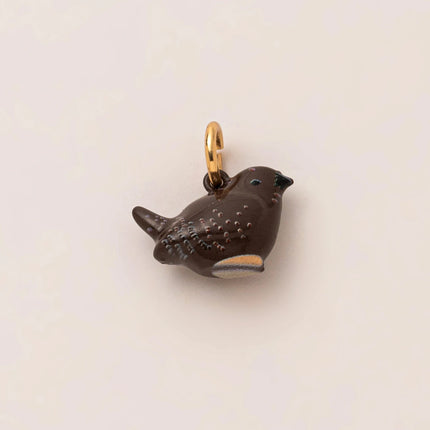 Simple style cute small animal series pendant fox stainless steel accessories gold plated