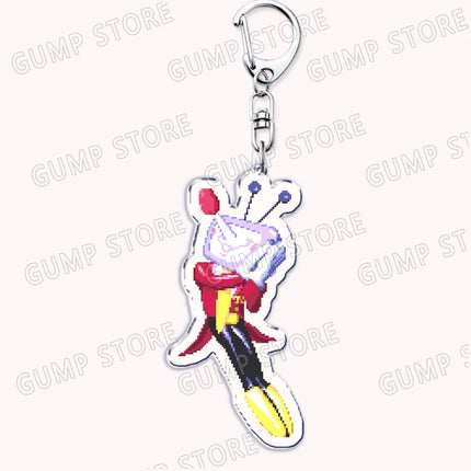 Cute Game Deltarune Keychains for Accessories Ralsei Kris Susie Spamton Undertale Angel Jewelry Keyrings Fans Gaming Gamer Gifts