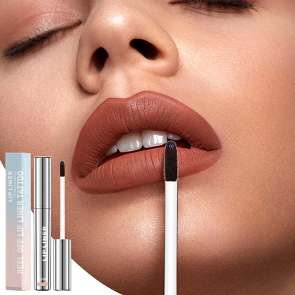 Peel Off Lip Liner Matte Lip Liner Peel Off Lipgloss Waterproof Velvet Lipline Red Brown Not Easy Fade Lipstick Cosmetic