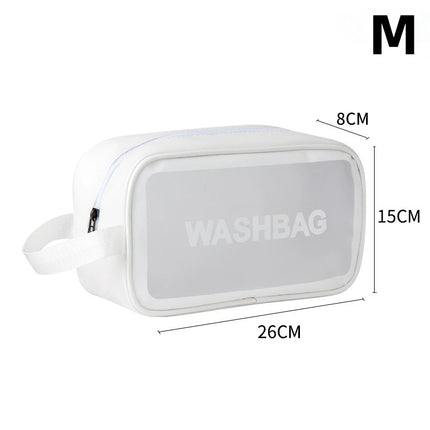 Portable Travel Wash Bag Female Transparent Waterproof Makeup Storage Pouch Large Capacity Cosmetic Organizer Beauty Women Case