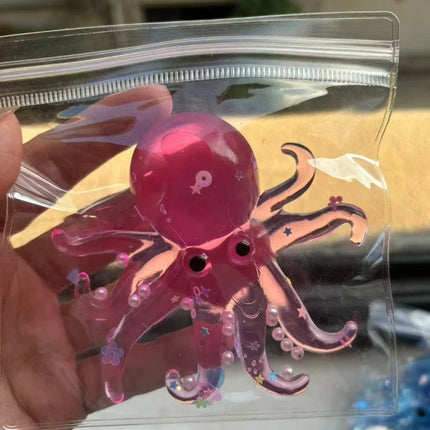 Soft ocean octopus squeeze toy simulates stress relief and slow rebound, stretchable sensory stress-relief gift