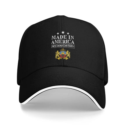 Morocco Flag Outfits Men Women Baseball Cap  Trucker Hat Unique Daily Headwear Adjustable Snapback Cap