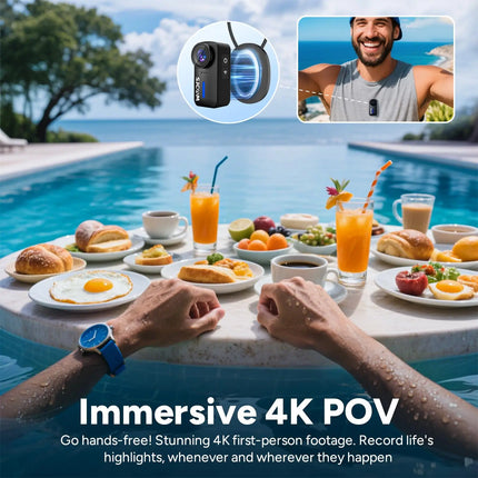 SJCAM C110 plus 4K Sport Camera Action Camera Gyro Stabilization 170° Wide Angle Vlog Cam for Stream Outdoor Cycling Diving