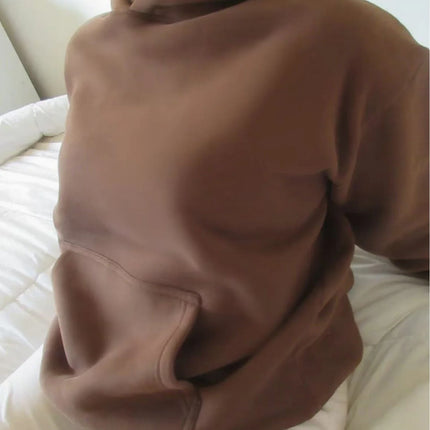 Women's Casual Leopard Print Long Sleeve Hoodie Sweatshirt, Loose Thick Pullover for Autumn and Winter Wear