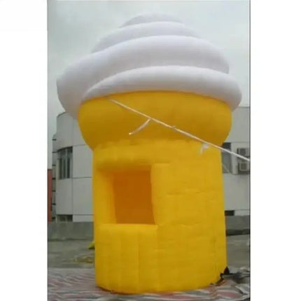 Outdoor Inflatable Ice Cream Concession Stand Booth Ice Cream Tent Portable Food Kiosk Treat Shop for Kids Events Advertising